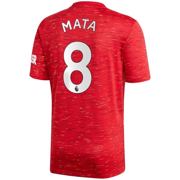 Trikot Manchester United NO.8 Mata Heim 2020-21 Rote Fussballtrikots Günstig